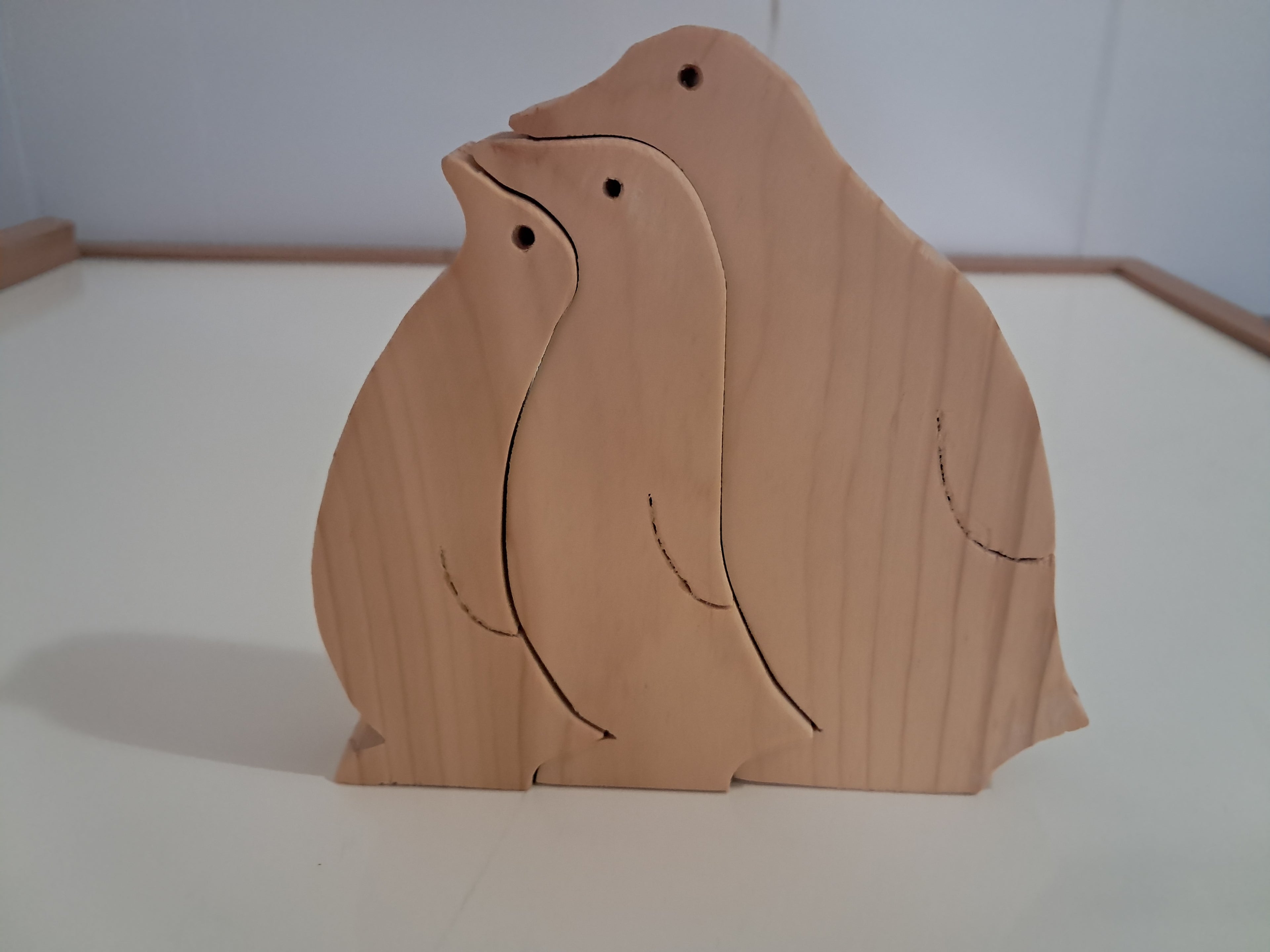 Three penguins