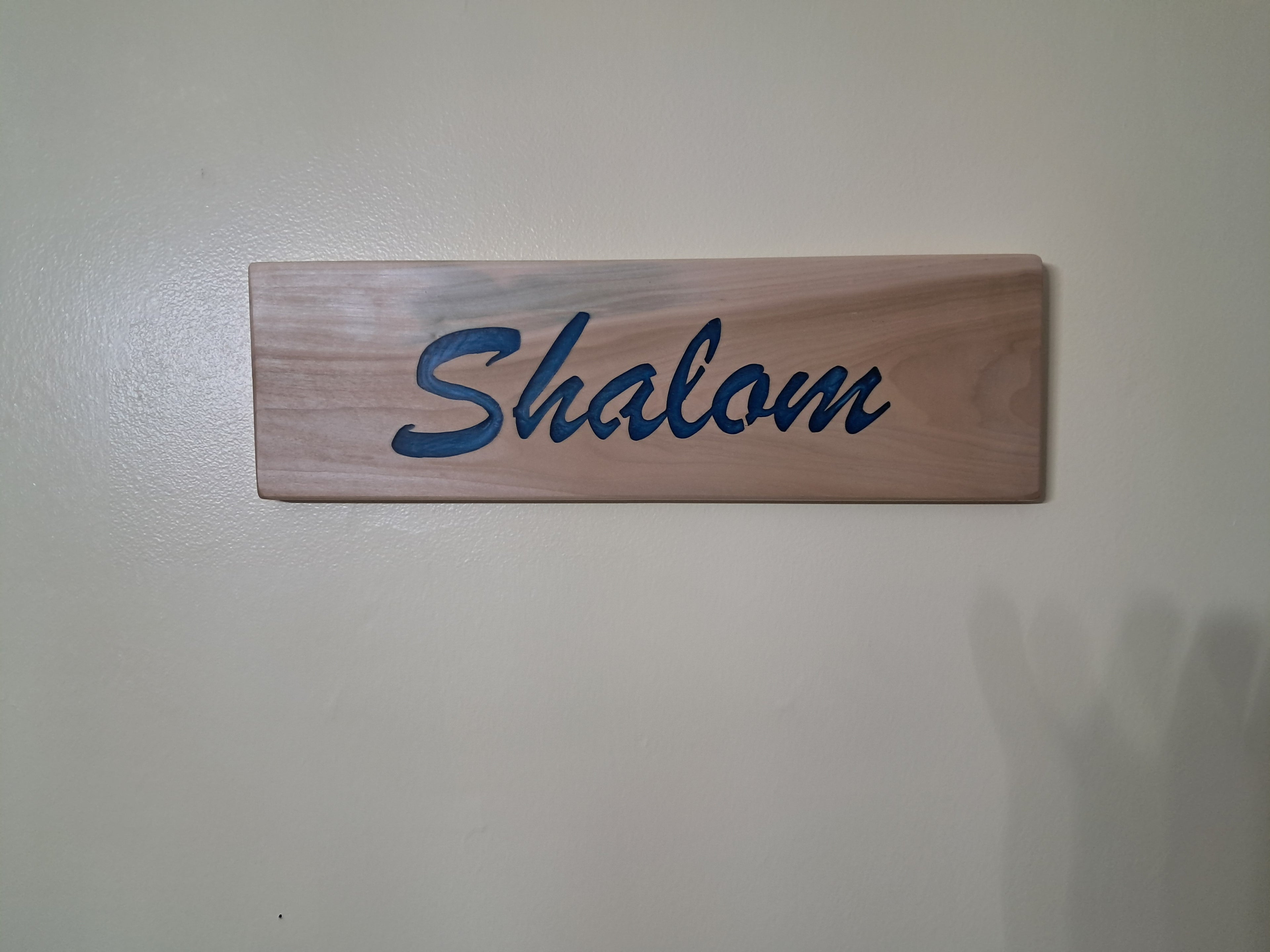Shalom plaque